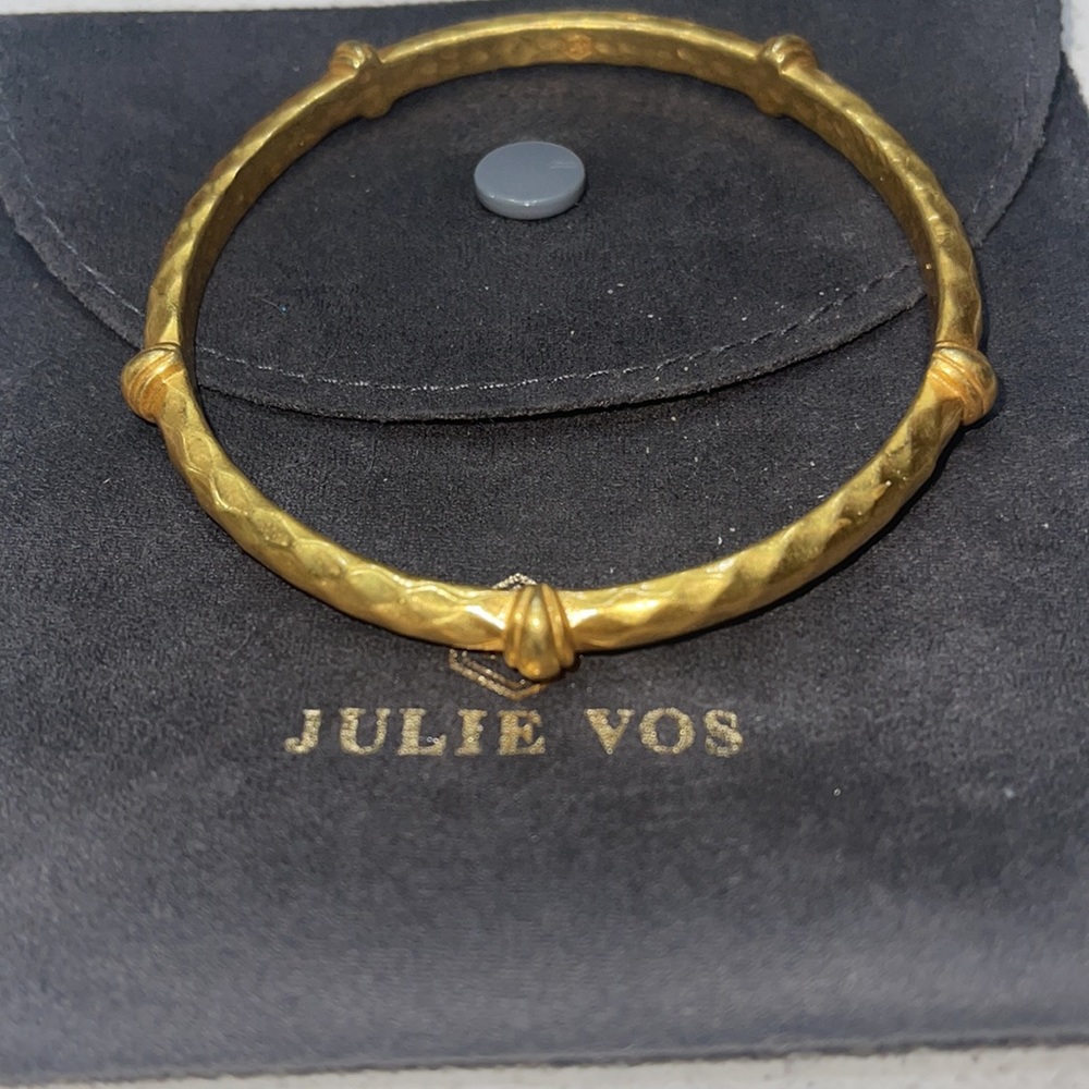 Julie Vos 24k gold bracelet Small - Medium size - Picture 3 of 4